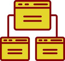 Backlink Vector Icon Design