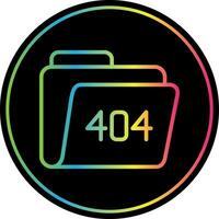 404 Error Vector Icon Design