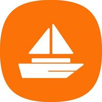 Sailing Vector Icon Design