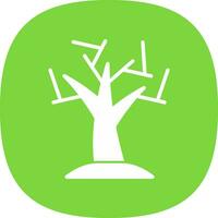 Dry Tree Vector Icon Design