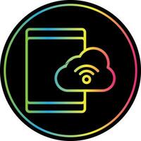 Cloud Storage Vector Icon Design