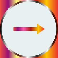 Unique Right Arrow Vector Icon
