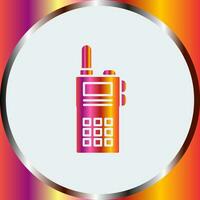 icono de vector de walkie-talkie