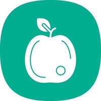 diseño de icono de vector de manzana