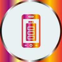 Mobile Battery Vector Icon