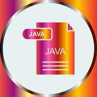 icono de vector de java