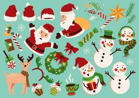 Christmas Element Collection vector