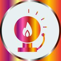 Unique Fire Alert Vector Icon