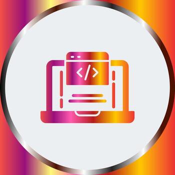 Coding Vector Icon