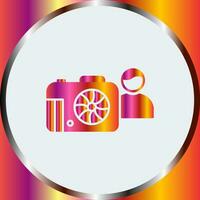 Unique Photographer Vector Icon