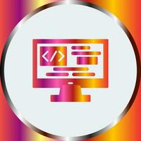 icono de vector de codificación