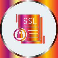 icono de vector de ssl