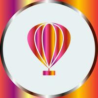 Hot Air Balloon Vector Icon