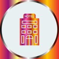 icono de vector de hotel