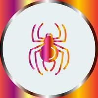 icono de vector de araña