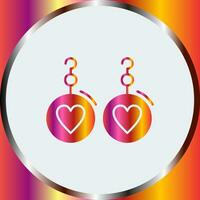 Earrings Vector Icon