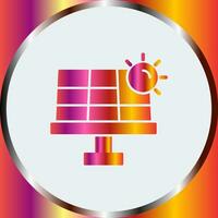 icono de vector de energía solar