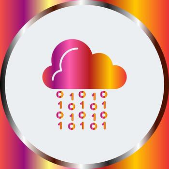 Cloud Coding Vector Icon