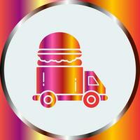 Fast Food Truck Vector Icon