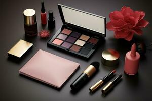 Customize your brand in this makeup artist mockup with ample space AI Generated photo