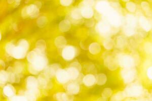 golden yellow bokeh background with circles. Summer abstract theme. photo