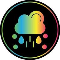 lluvioso vector icono diseño