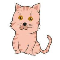 gato dibujo ilustrado dibujos animados animación vector