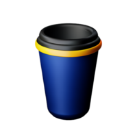 tumbler 3d rendering icon illustration png