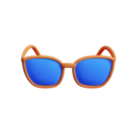 sun glasses 3d rendering icon illustration png