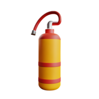 fire extinguisher 3d rendering icon illustration png