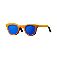 sun glasses 3d rendering icon illustration png