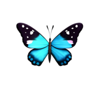 acuarela mariposa 3d representación icono ilustración png