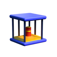 prison 3d le rendu icône illustration png