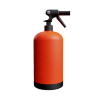 brand brandblusser 3d renderen icoon illustratie png
