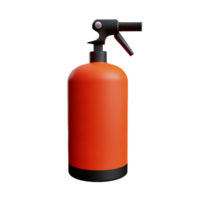 fire extinguisher 3d rendering icon illustration png