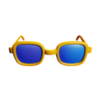 sun glasses 3d rendering icon illustration png