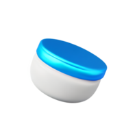 skincare 3d rendering icon illustration png