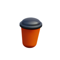 garbage 3d rendering icon illustration png