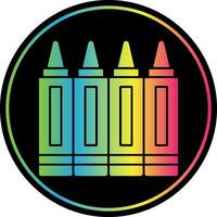 diseño de icono de vector de crayones