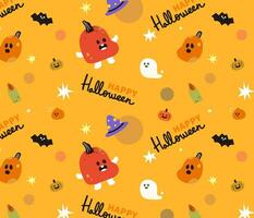 Cute Halloween Packaging Pattern, for texture banner sales paper poster vector