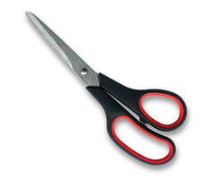 scissors on white background photo