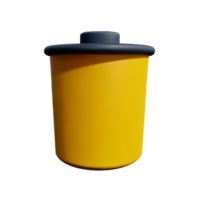 garbage 3d rendering icon illustration png