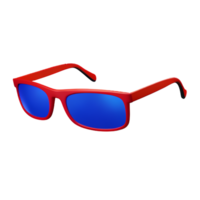 Soleil des lunettes 3d le rendu icône illustration png