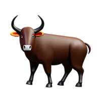 buffel 3d renderen icoon illustratie png