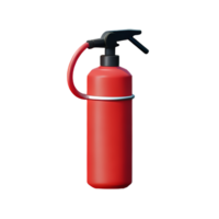 fire extinguisher 3d rendering icon illustration png