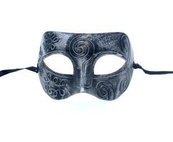 Carnival mask isolated on white background. photo