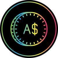 Australian Dollar Vector Icon Design