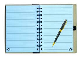 Note book isolated on white photo