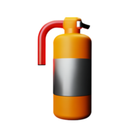 fire extinguisher 3d rendering icon illustration png