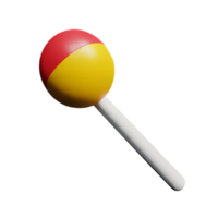 lollipop 3d rendering icon illustration png